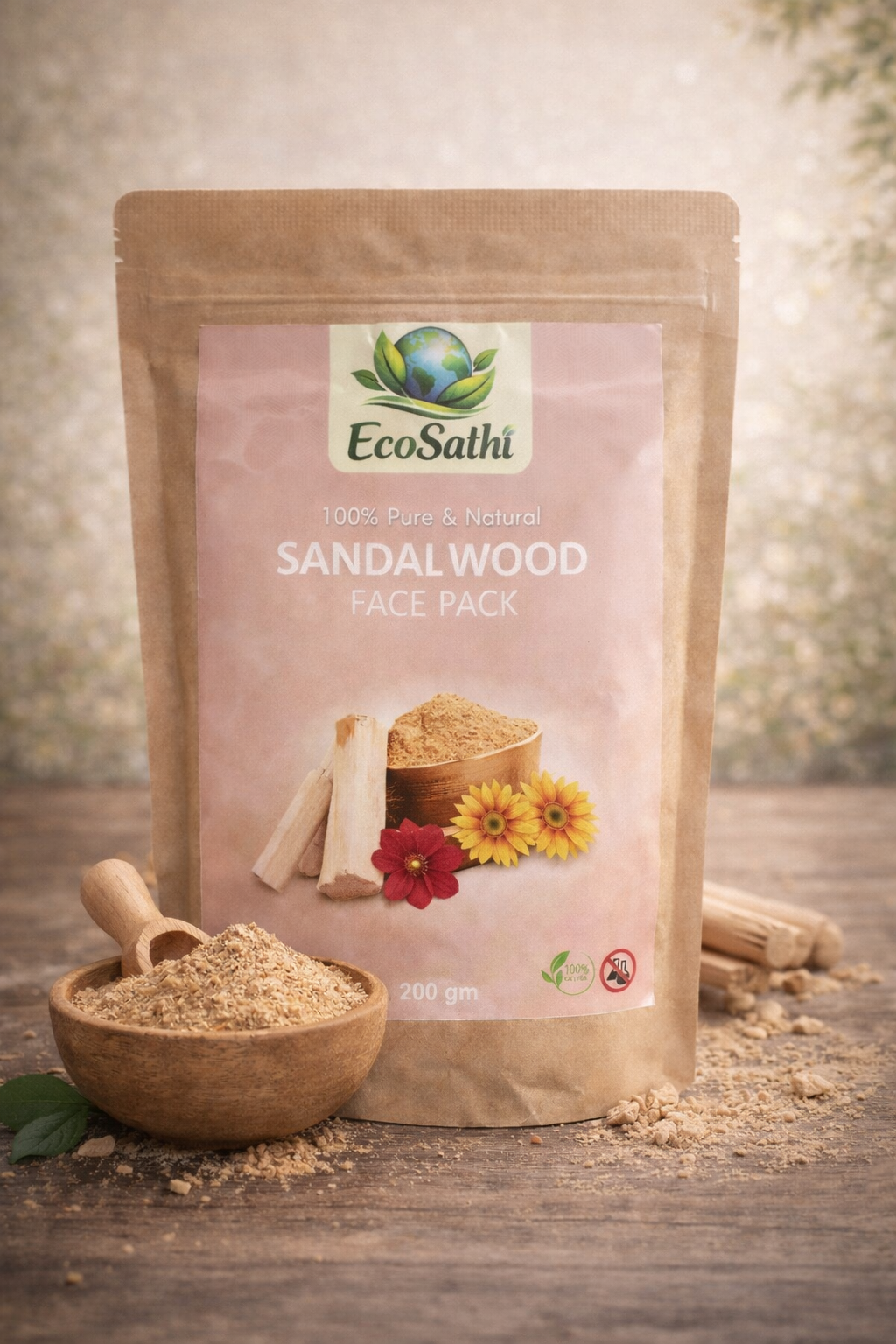 Natural Sandalwood Face Pack – Herbal Skin Care